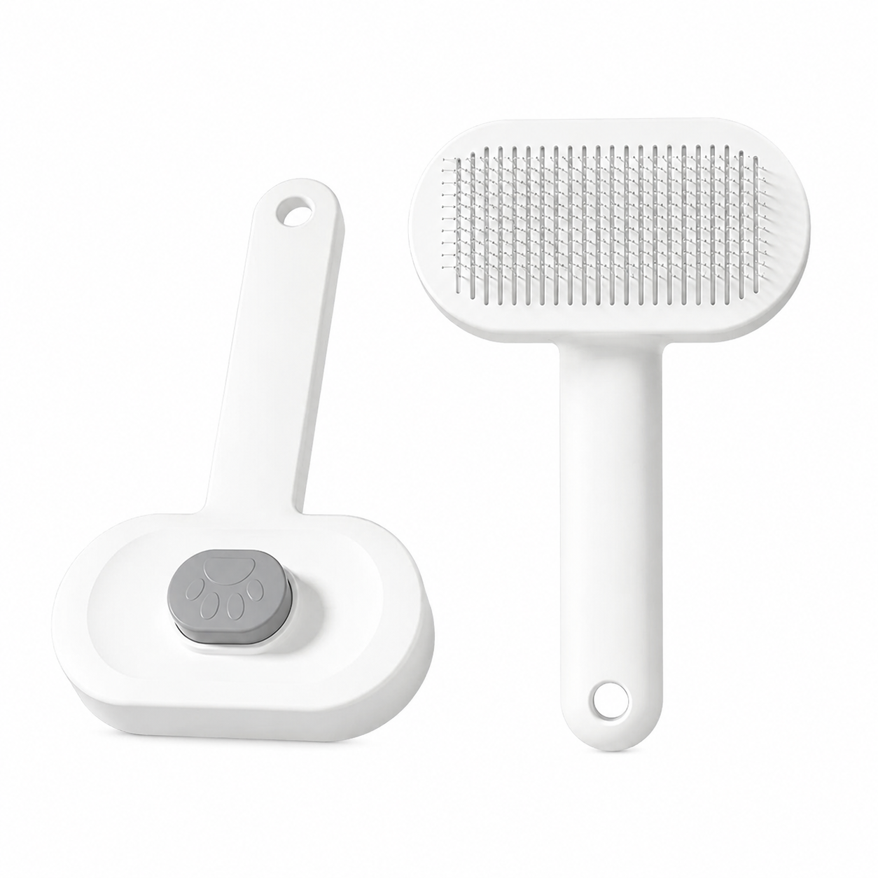 Floofmate Self-Cleaning Slicker Brush - One-Click Fur Release